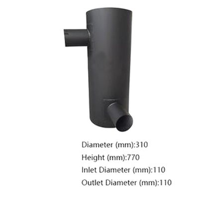 For Volvo Excavator EC290 EC290BP Muffler SA1114-00432