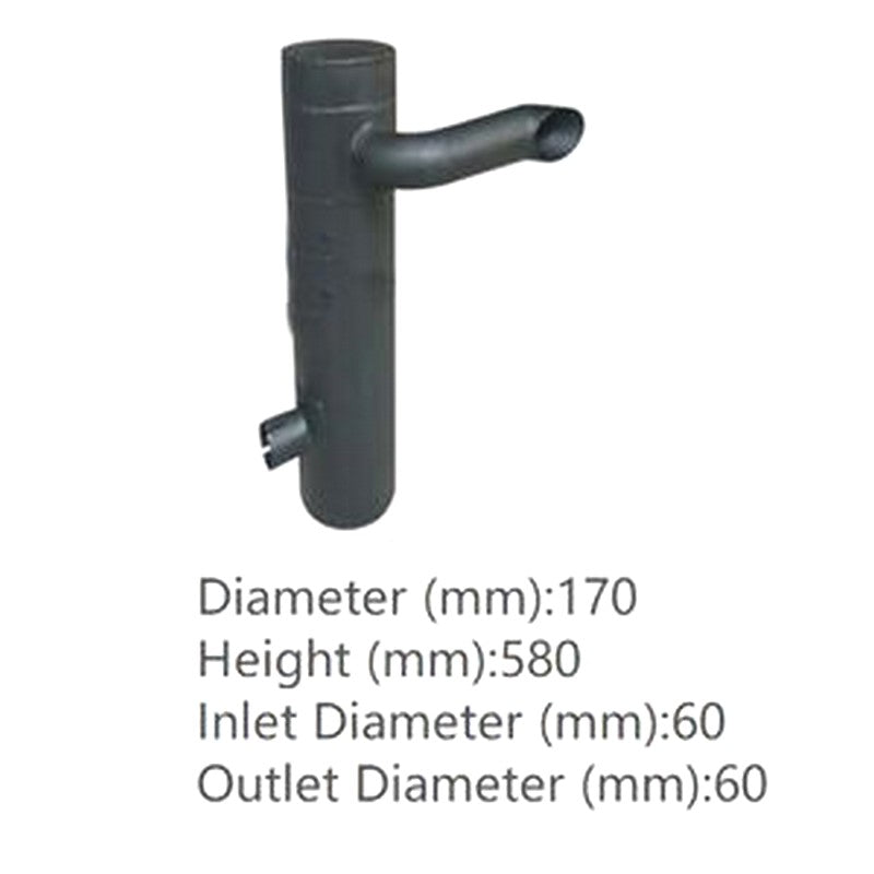 For Volvo Excavator EC55 EC55E EW55 Muffler SA1114-30051 - Buymachineryparts