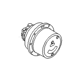 For KOMATSU PC45R-8 Travel Motor Assembly with Reduction Gearbox 20T-60-82120
