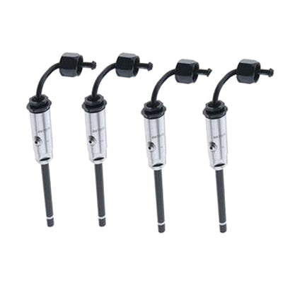 4Pcs Fuel Injection Pencil Nozzle 4W7015 0R3419 for Caterpillar CAT 215B E180 931B 931C 935B 935C 943 953 Engine 3204