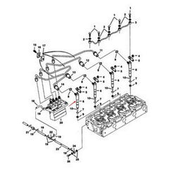 Fuel Injector 6680776 for Kubota Engine V3300 DI T Bobcat Loader A300 S220 S250 S300 T250 T300 - Buymachineryparts