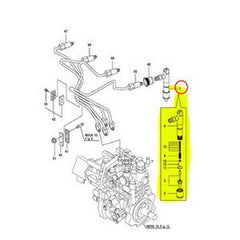 Fuel Injector 729928-53300 72992853300 for Yanmar Engine 4TNV98T-ZSVB1 4TNV98T-ZXWBV - Buymachineryparts