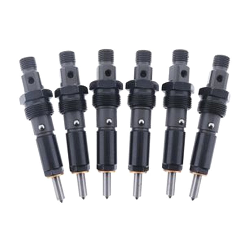 6Pcs Fuel Injectors 3802677 3802365 For 91-93 Dodge Cummins 5.9L 12V Pump W/Int