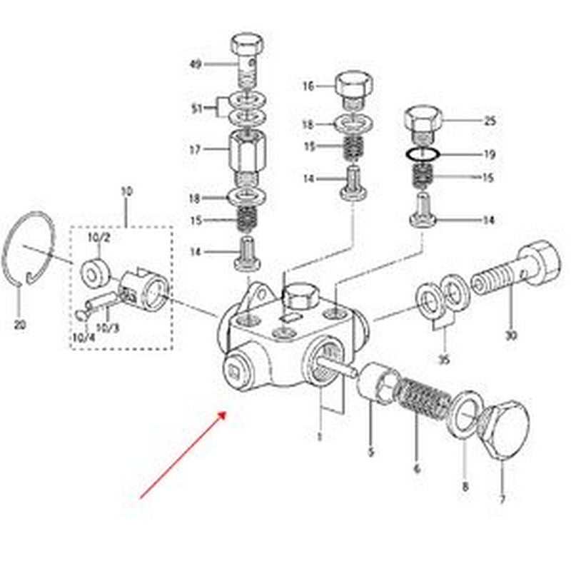 Fuel Pump for Zexel 105237-4800 Bosch 9440610190 Mitsubishi ME740040 - Buymachineryparts