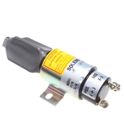Fuel Stop Solenoid 3864274 for Hyundai R140LC-7 R140LC-9S R140W-7 R140W-9S R200W-7 R210LC-7 R220LC-9S R250LC-7 R260LC-9S 24V - Buymachineryparts
