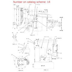 Fule Level Sender 141-2948 for Caterpillar CAT CB-434C Vibratory Compactor 3054 Engine