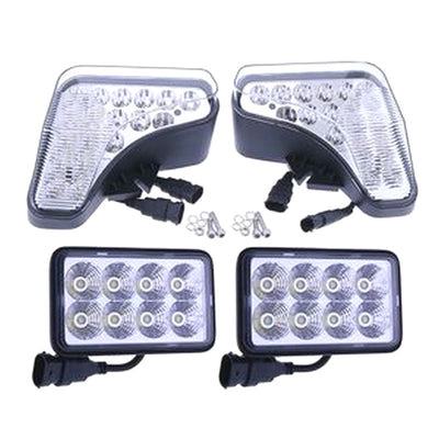 Full LED Light Kit 7251341 7251340 9829523 for Bobcat Loader A770 S450 S510 S530 S550 S570 S590 S595 S630 S650 S740 S750 T450 T550 T590 T630 T650 T750 T770 T870