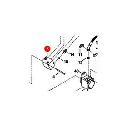 Hydraulic Manifold 6689919 for Bobcat Excavator 442 - Buymachineryparts