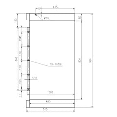 Hydraulic Oil Cooler 30/927195 for JCB Excavator JS240B