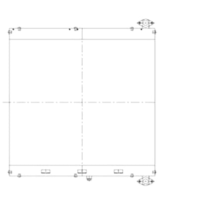 Hydraulic Oil Cooler for Doosan Excavator DX500