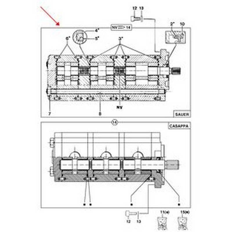 Hydraulic Pump PJ5350067 PJ5350127 for Volvo Excavator EC14 - Buymachineryparts