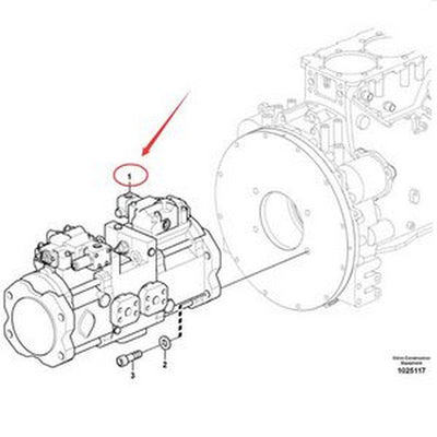 Hydraulic Pump VOE14625693 for Volvo EC480D EC480DCL Excavator