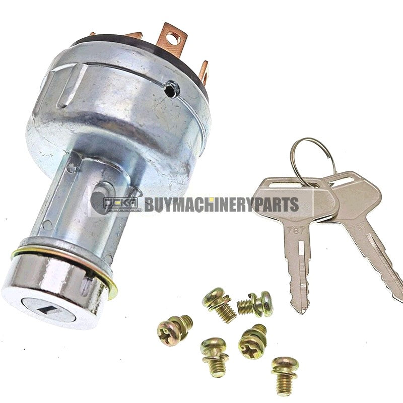 Ignition Starter Switch 08086-10000 With Keys for John Deere Tractor 650 750 850 900HC 950 1050 1250 1450 1650