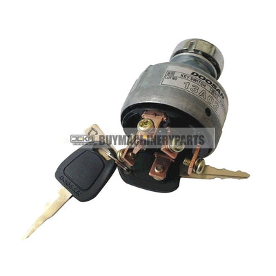 Ignition Switch K1001654B With Keys for Doosan Excavator DH220-5