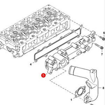 Intake Manifold 7030368 for Bobcat Loader S510 S590 T550 - Buymachineryparts