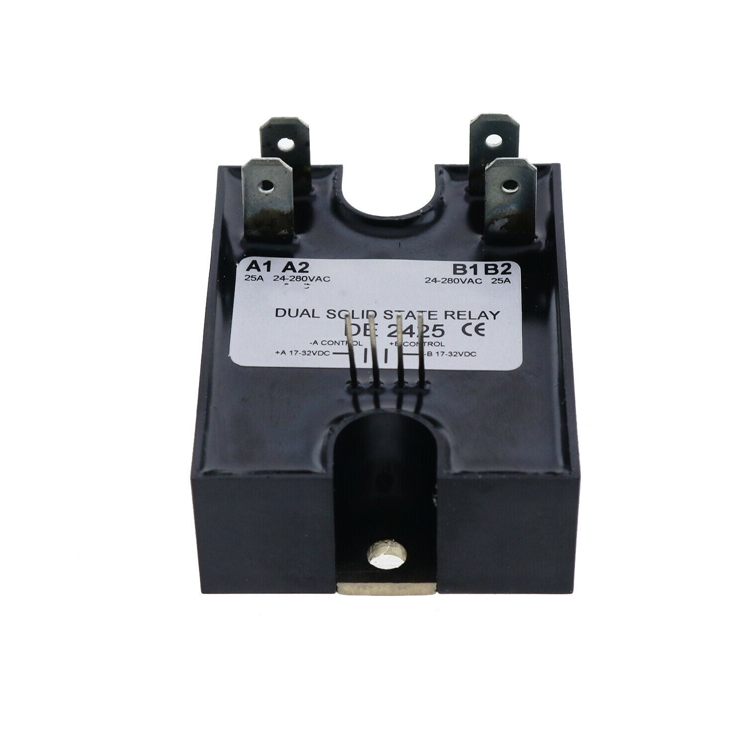 Dual Solid State Relay SSR 17-32VDC Input 280VAC 25A Replace Crydom D2425DE - Buymachineryparts