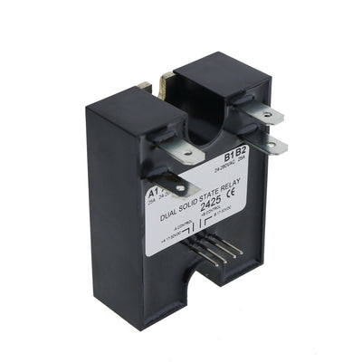 Dual Solid State Relay SSR 17-32VDC Input 280VAC 25A Replace Crydom D2425DE - Buymachineryparts