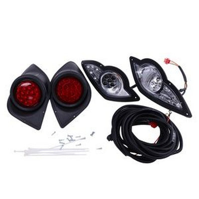 LED Headlights Tail Lights Kit FGFHLTL003 for Yamaha Golf Cart Drive 2007-2016