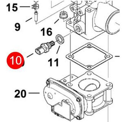 Manifold Intake Temperature Sensor 7024400 for Bobcat - Buymachineryparts