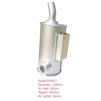 Muffler for Komatsu Excavator PC60-1 - Buymachineryparts