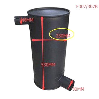 Muffler Silencer 162-6174 for Caterpillar CAT Excavator 307B E307 Engine 4M40