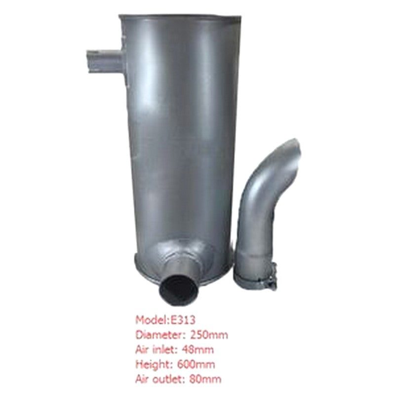 Muffler Silencer for Caterpillar CAT Excavator E313