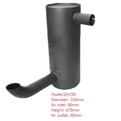 Muffler Silencer for Doosan Excavator DH150