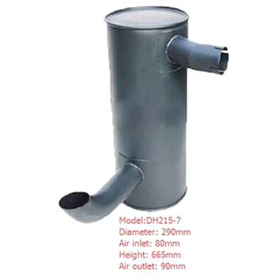 Muffler Silencer for Doosan Excavator DH215-7