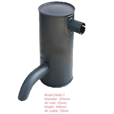 Muffler Silencer for Doosan Excavator DH60-7