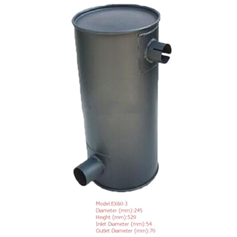 Muffler Silencer for Hitachi Excavator EX60-3