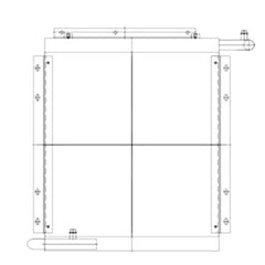 Oil Cooler 11N1-42120 for Hyundai Excavator R80-7