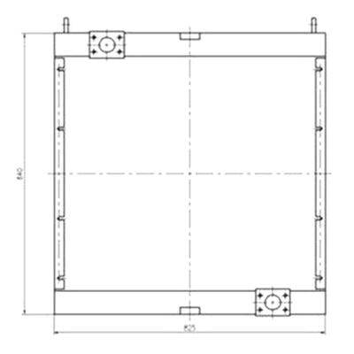 Oil Cooler 14518579 14514243 for Volvo Excavator EC360B EC330B EC460B