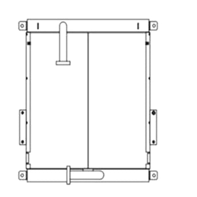 Oil Cooler 160-2080 for Caterpillar CAT E320BU Excavator