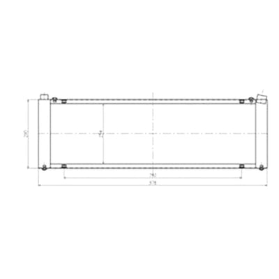 Oil Cooler 195-03-61211 for Komatsu D375A-5 Bulldozer
