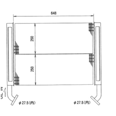 Oil Cooler 203-03-21120 for Komatsu BC100-1