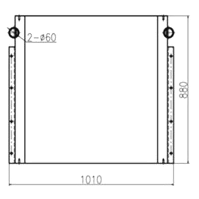 Oil Cooler 2040971 for Caterpillar CAT Excavator E330C