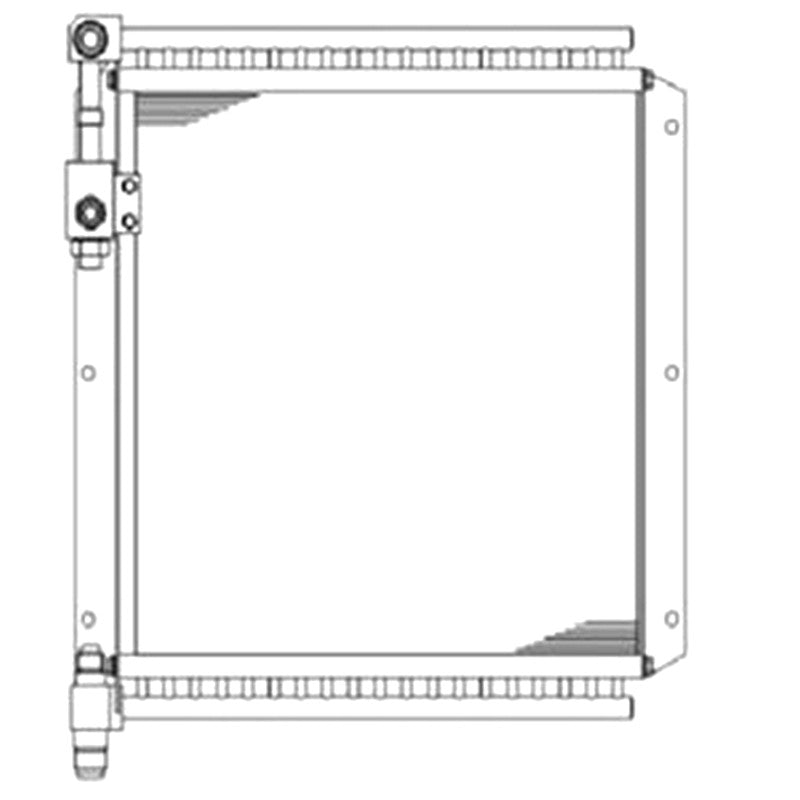 Oil Cooler 21W-03-21111 for Komatsu Excavator PC75UD-2 PC75UU-2E PC75UU-2