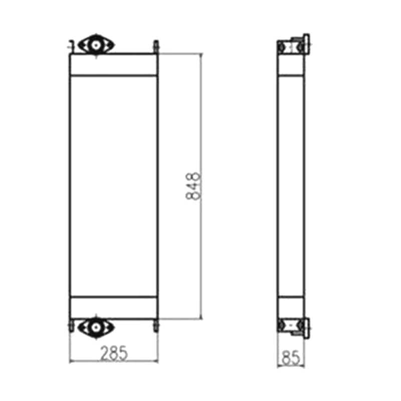 Oil Cooler 281-3626 for Caterpillar CAT Excavator E312D E311D