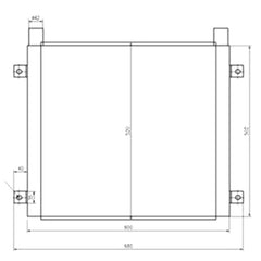 Oil Cooler 426-03-21370 for Komatsu HD785-7 WA600-3 WD600-3 WA600-3D
