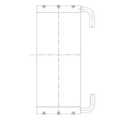 Oil Cooler 4668379 for Hitachi Excavator ZX170W-3 ZX190W-3