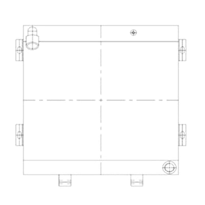 Oil Cooler 875001158 for Komatsu Bockhoeloader WB97S-2 WA140-2 WB91R-2 WB93R-2 WB150-2 WB140-2