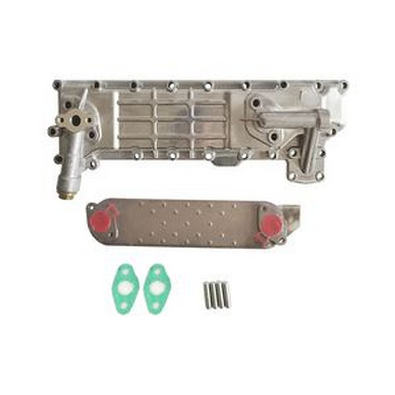 Oil Cooler Assembly 02/800365 for Isuzu Engine 4BG1 JCB Excavator JS130W JS145W JS150W JS160W JS175W JS115 JS180