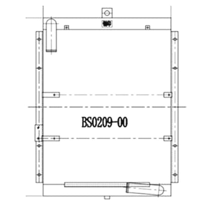 Oil Cooler for Hyundai Excavator R190-5