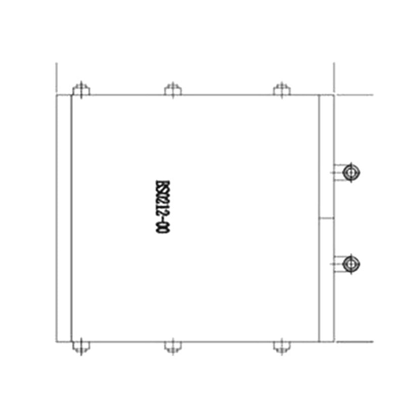 Oil Cooler for Kobelco SK60C SK120-5 Excavator