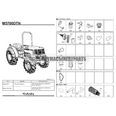 Fridayparts Oil Filter HH3A0-82623 for Kubota Tractor L2501D L2800DT L3200DT L3301F L3400F L3800F M5400DT-N M7040HDNB M8540HDNB