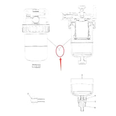 Oil Water Separator VAME091412 for Kobelco SK330LC-6E SK290LC-6E SK210LC-6E SK200LC-6ES SK200-6ES SK160LC-6E ED190LC-6E Excavator