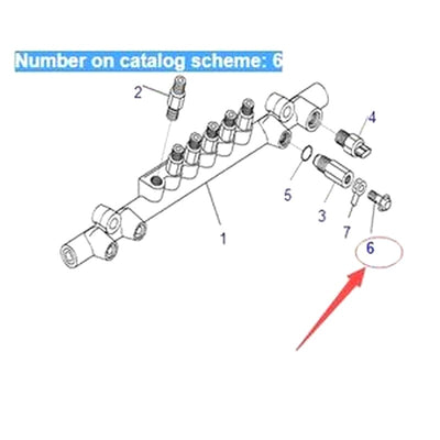 Original Bolt Joint ND095438-0090 for Komatsu Wheel Loader WA500-6 WA480-6 WA470-6 Engine SAA6D170E-5DR-W SAA6D170E-5D-01