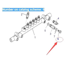 Original Bolt Joint ND095438-0090 for Komatsu Wheel Loader WA500-6 WA480-6 WA470-6 Engine SAA6D170E-5DR-W SAA6D170E-5D-01