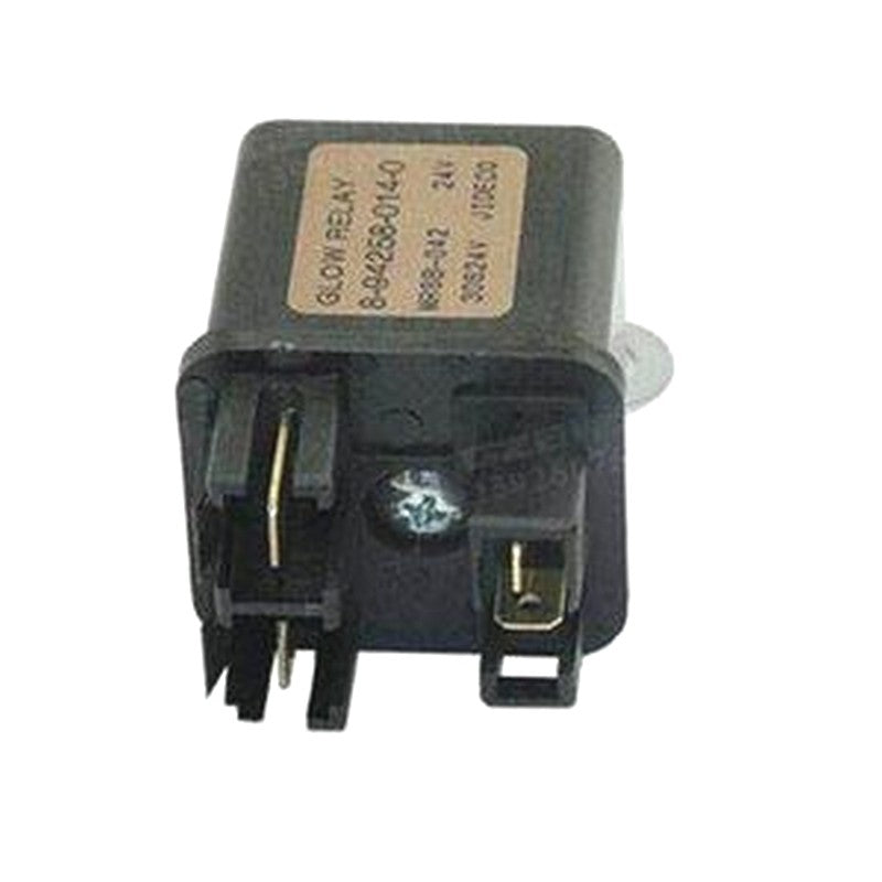 Original Glow Plug Relay 8942580140 for Hitachi EX400 EX400-3 EX400-5 EX450H-5 CX1000 CX1100 CX1800 CX2000 CX650-2 Isuzu 6HK1 Engine 24V