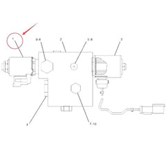 Original Solenoid Valve 207-6809 for Caterpillar CAT 3116 3126 3406 3508B Engine Wheel Loader 938F 938G 938G II 950G 980G